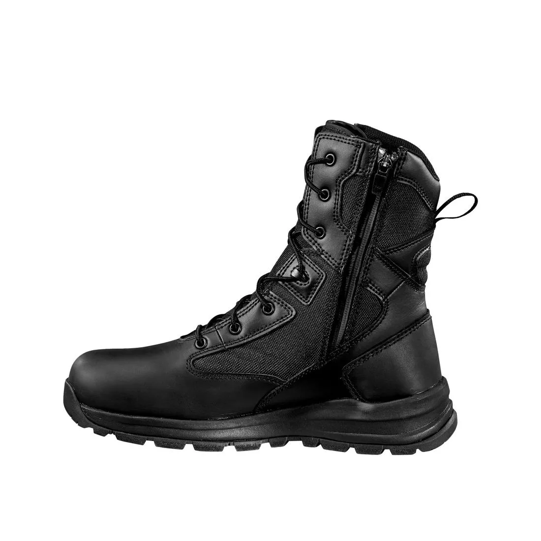 8" Gilmore Waterproof Side Zip Soft Toe Boot Black