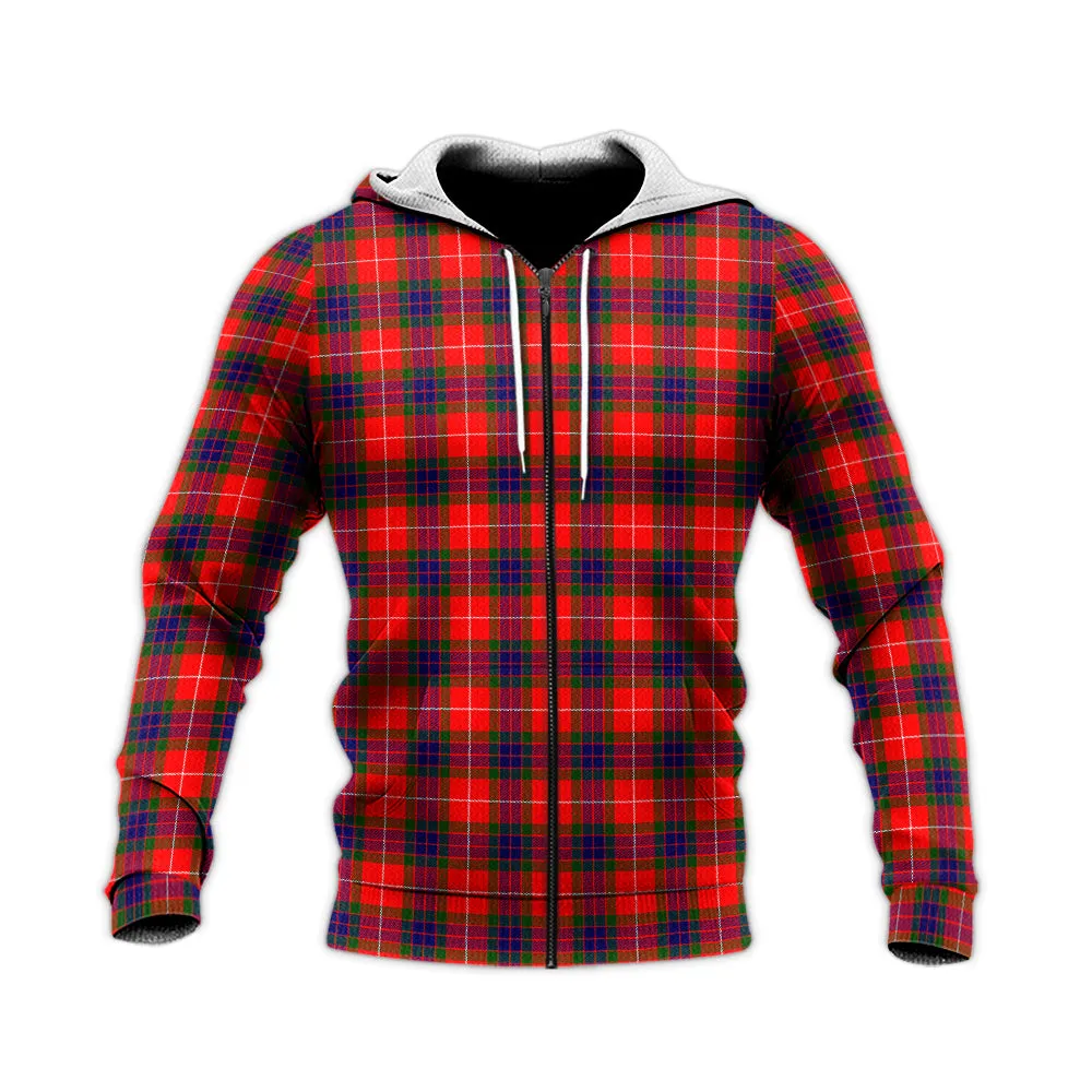 Abernethy Tartan Knitted Hoodie