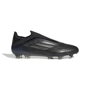 adidas F50 Elite Laceless FG- Core Black / Iron Metallic / Gold Metallic