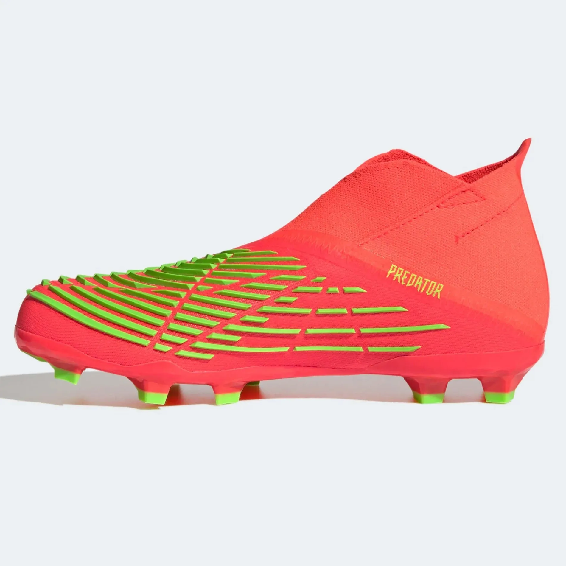 adidas JR Predator Edge   FG - Solar Red-Solar Green