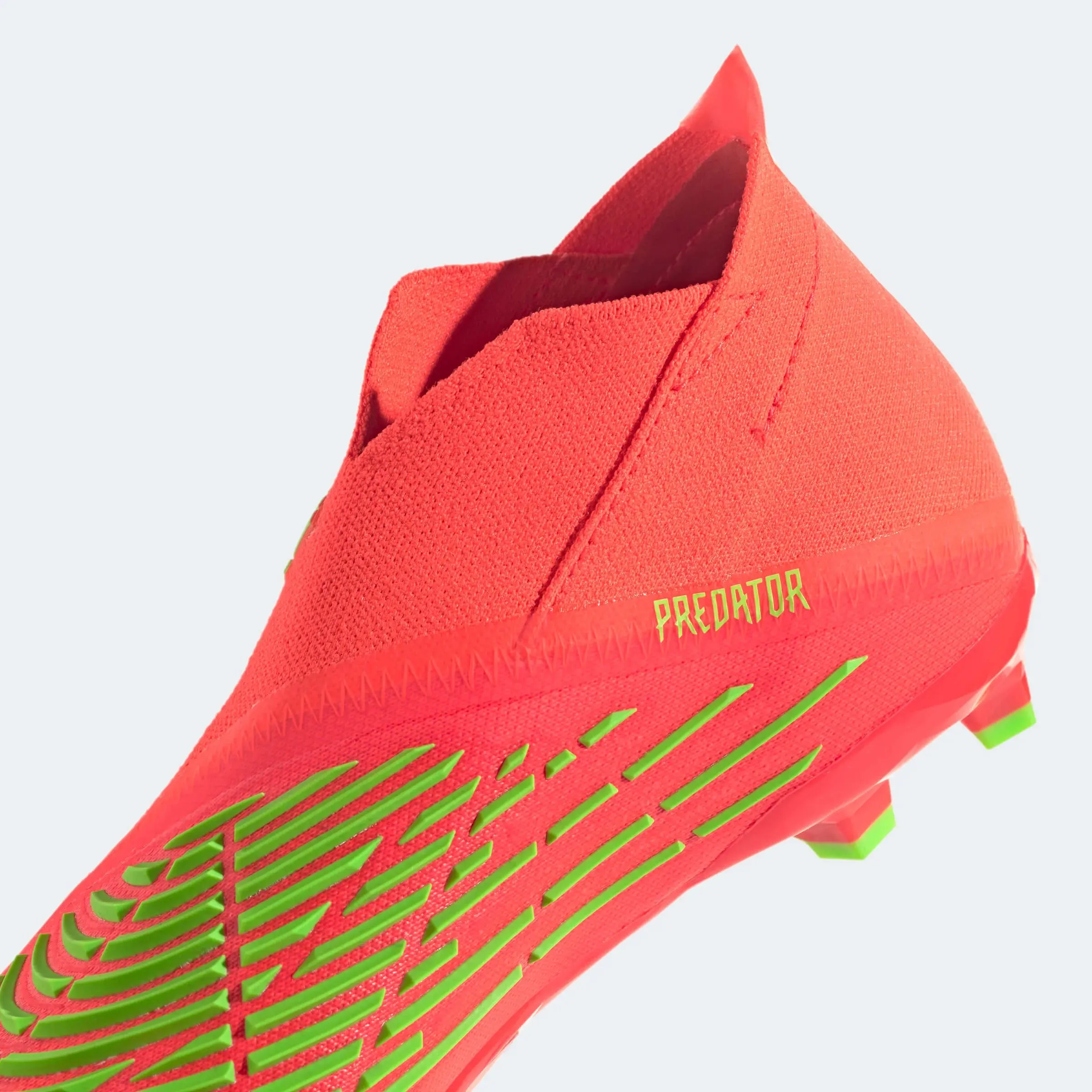 adidas JR Predator Edge   FG - Solar Red-Solar Green