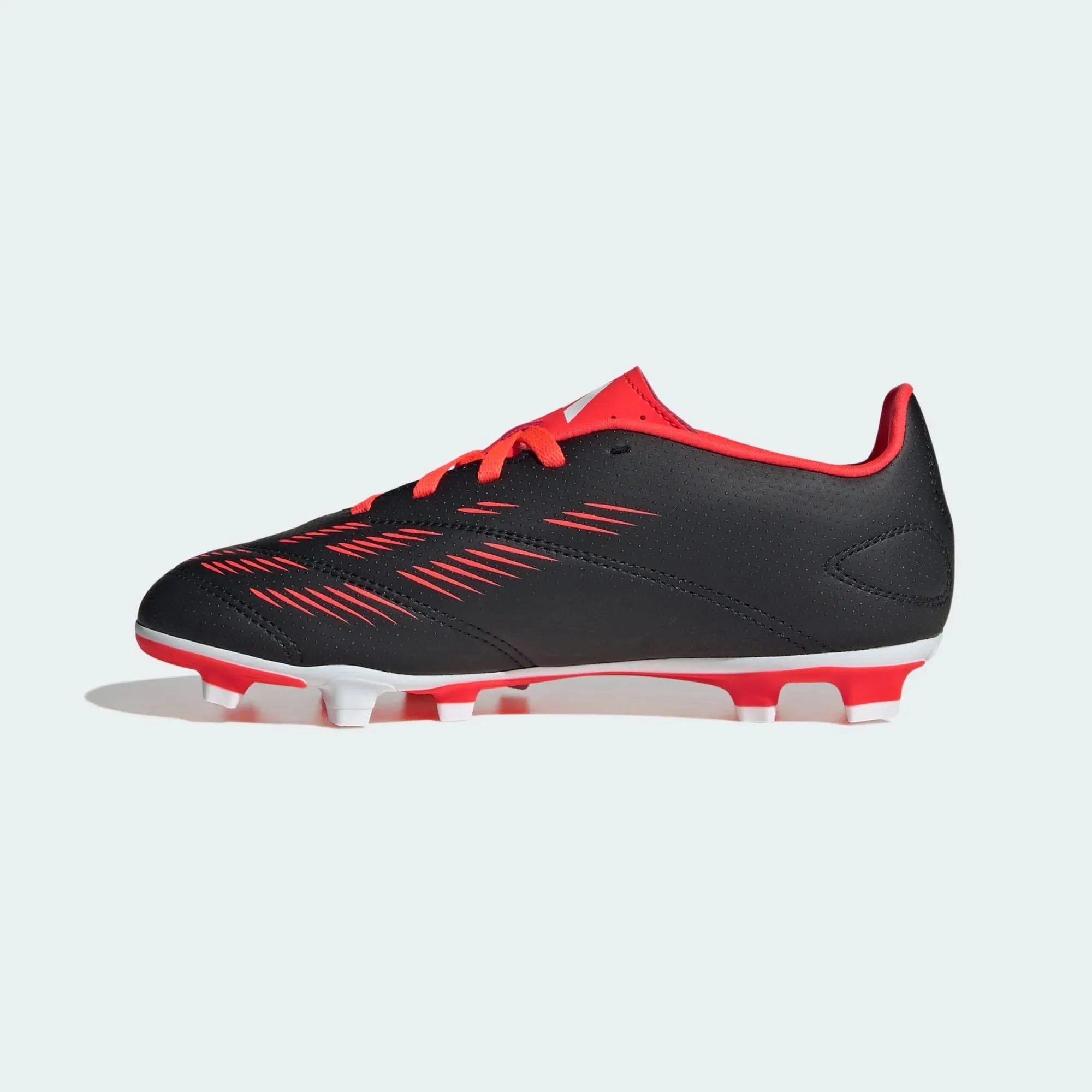 ADIDAS JR PREDATOR FxG-Black / Cloud White / Solar Red