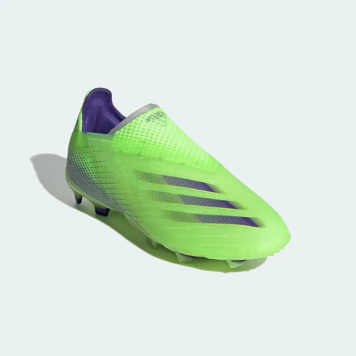 Adidas JR X Ghosted  FG - Signal Green-Purple