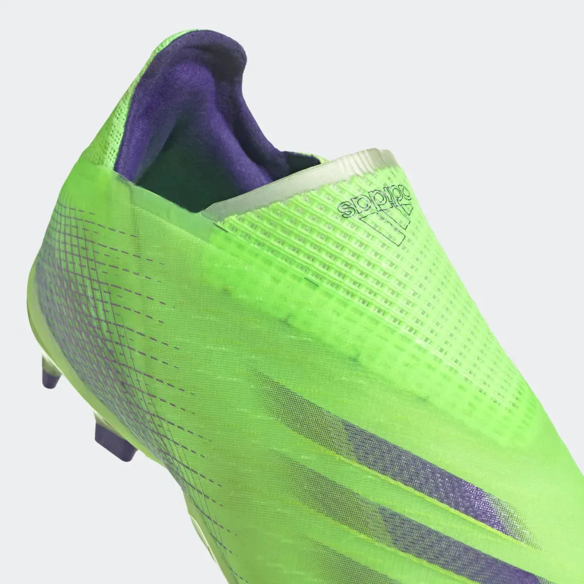 Adidas JR X Ghosted  FG - Signal Green-Purple