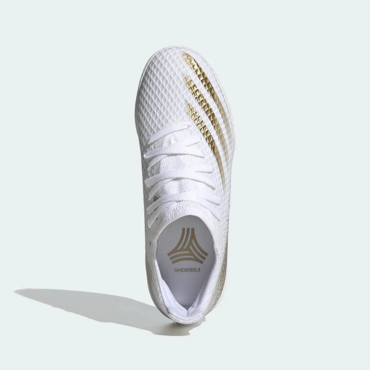 Adidas JR X Ghosted.3 IN - White-Gold