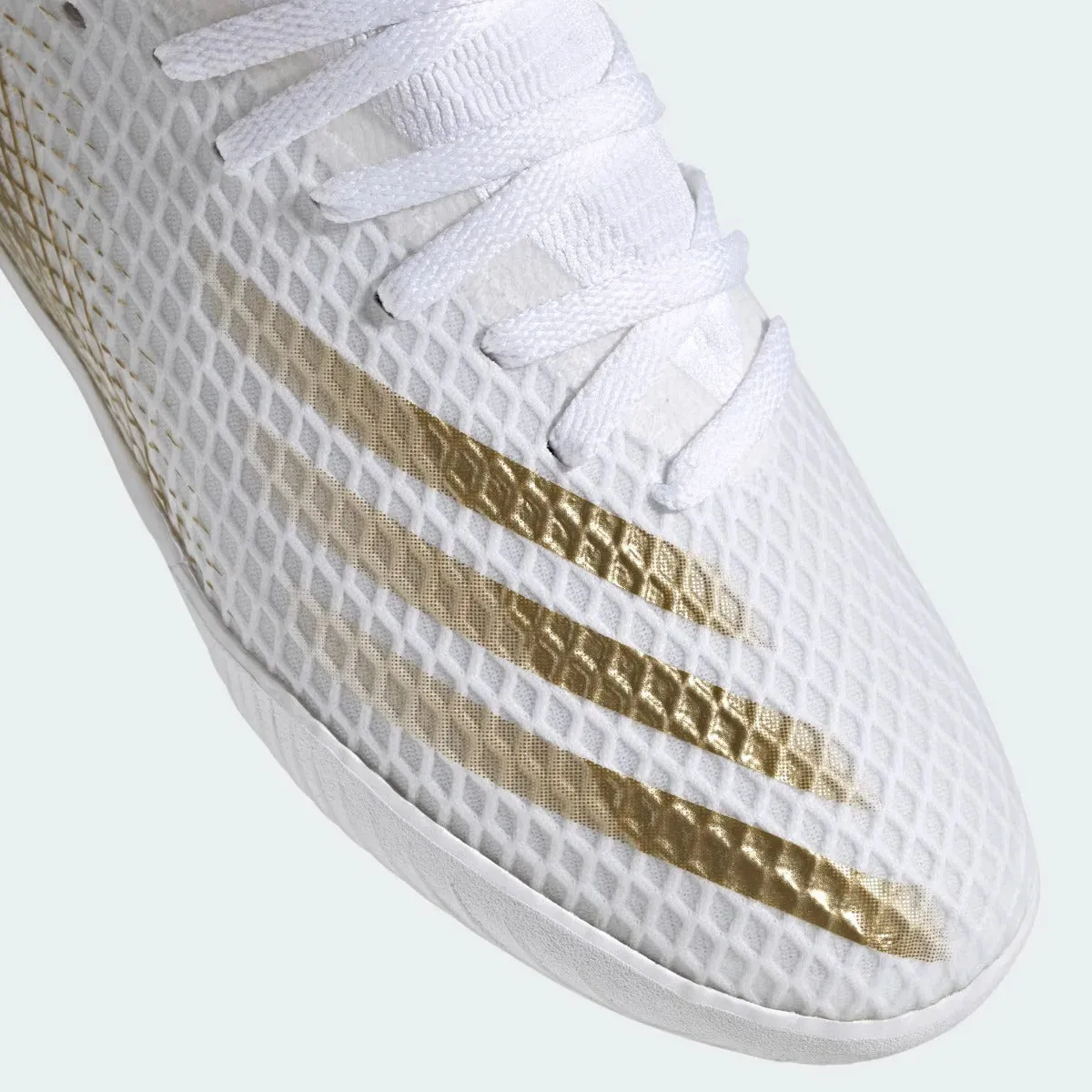 Adidas JR X Ghosted.3 IN - White-Gold