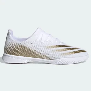 Adidas JR X Ghosted.3 IN - White-Gold