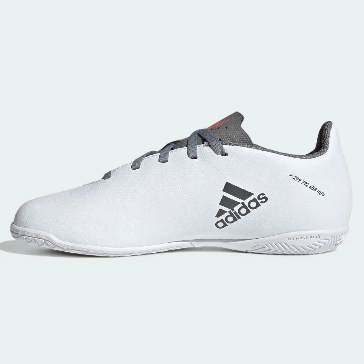 Adidas JR X Speedflow .4 IN - White-Iron Metallic