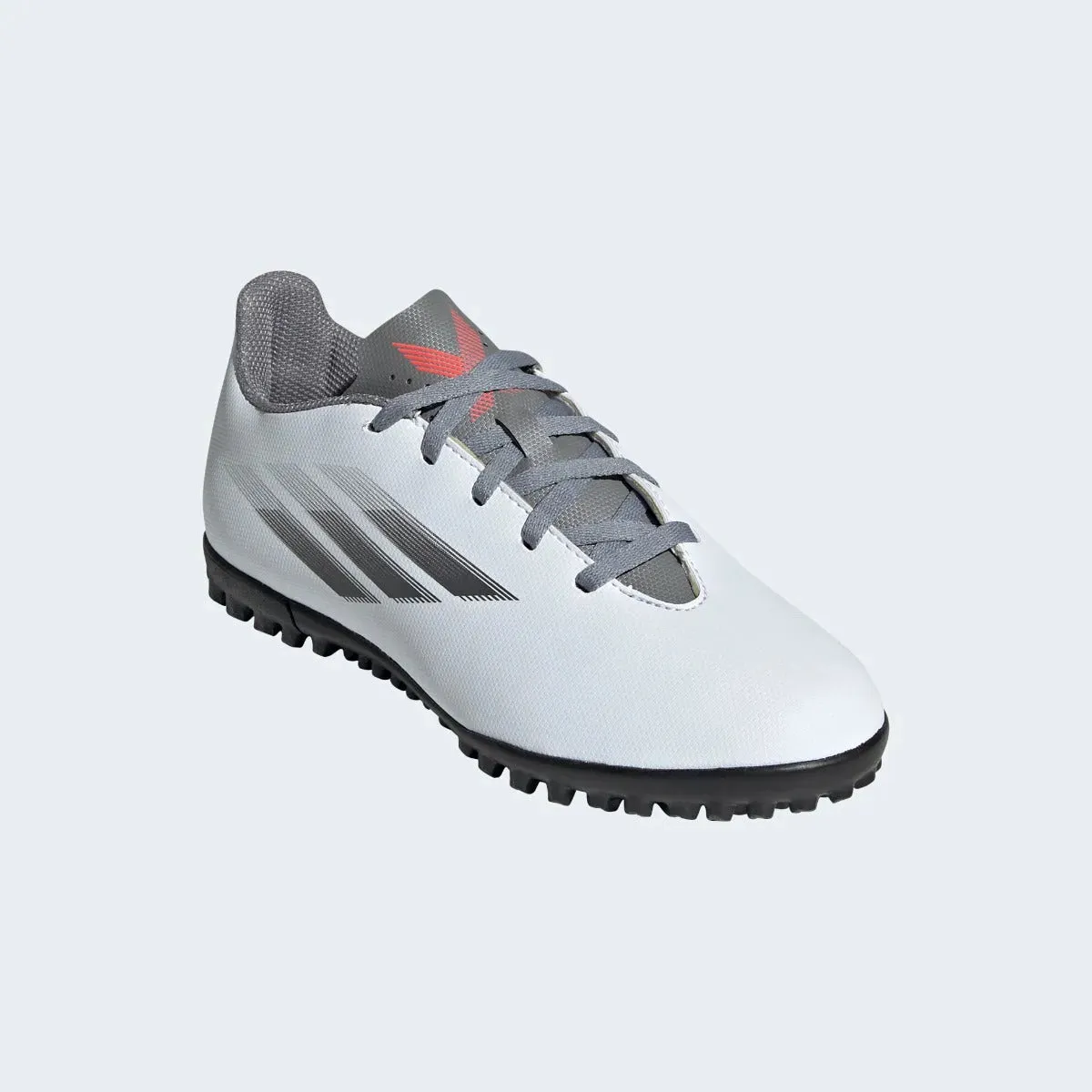 Adidas JR X Speedflow .4 TF - White-Iron Metallic