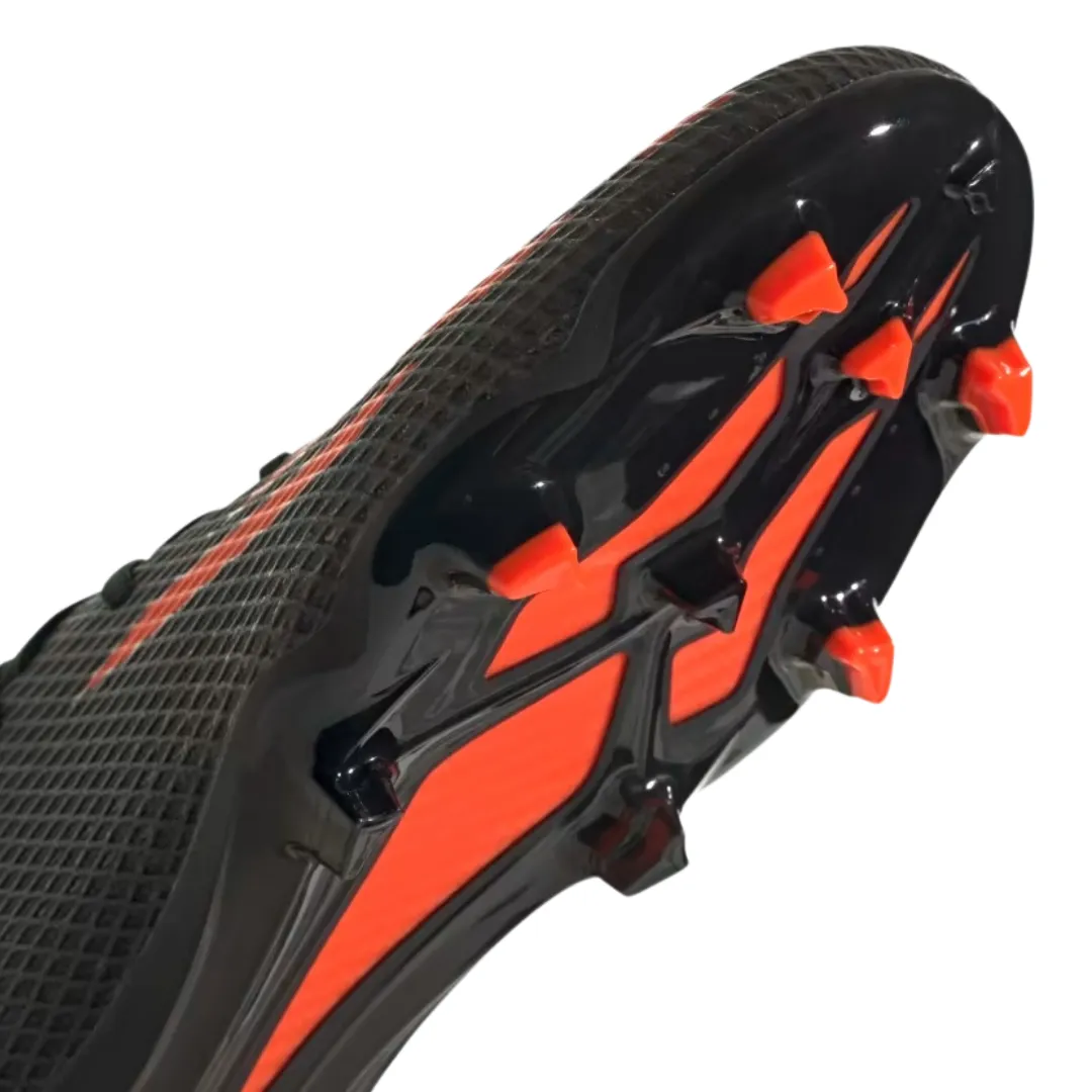 Adidas - Men's X Speedportal.3 FG 'Black Solar Red' - Core Black / Solar Red / Team Solar Green