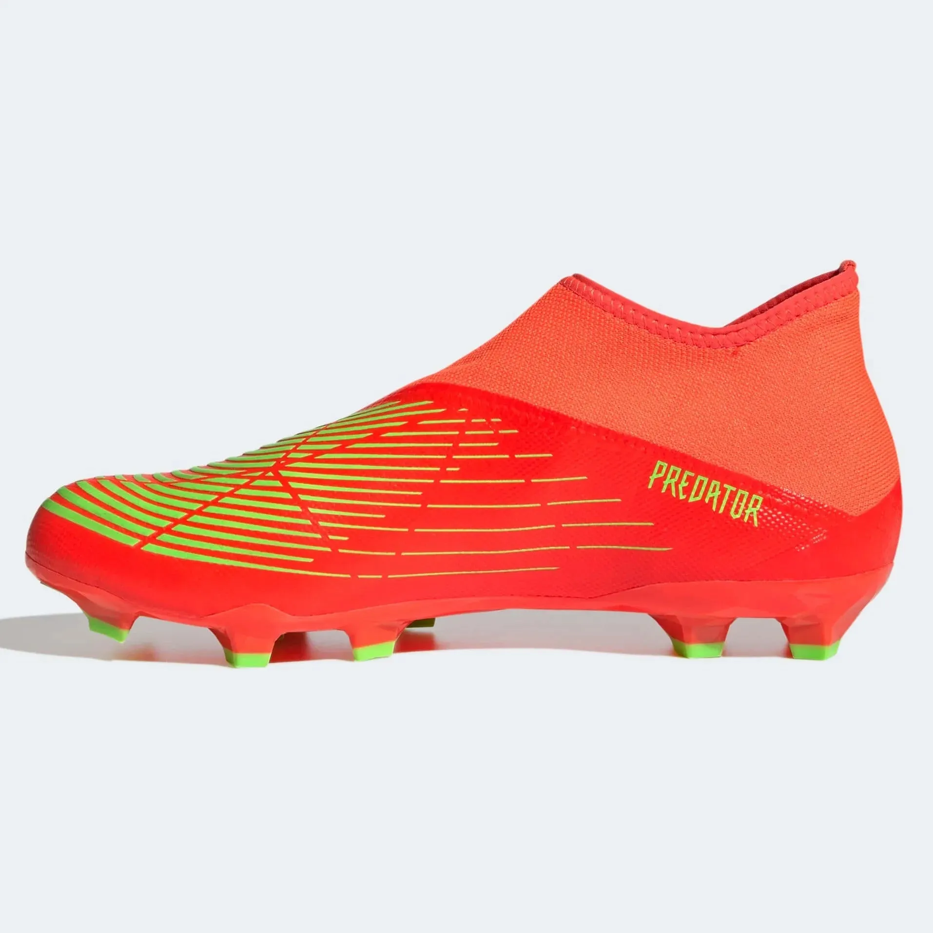 adidas Predator Edge .3 Laceless FG - Solar Red-Solar Green