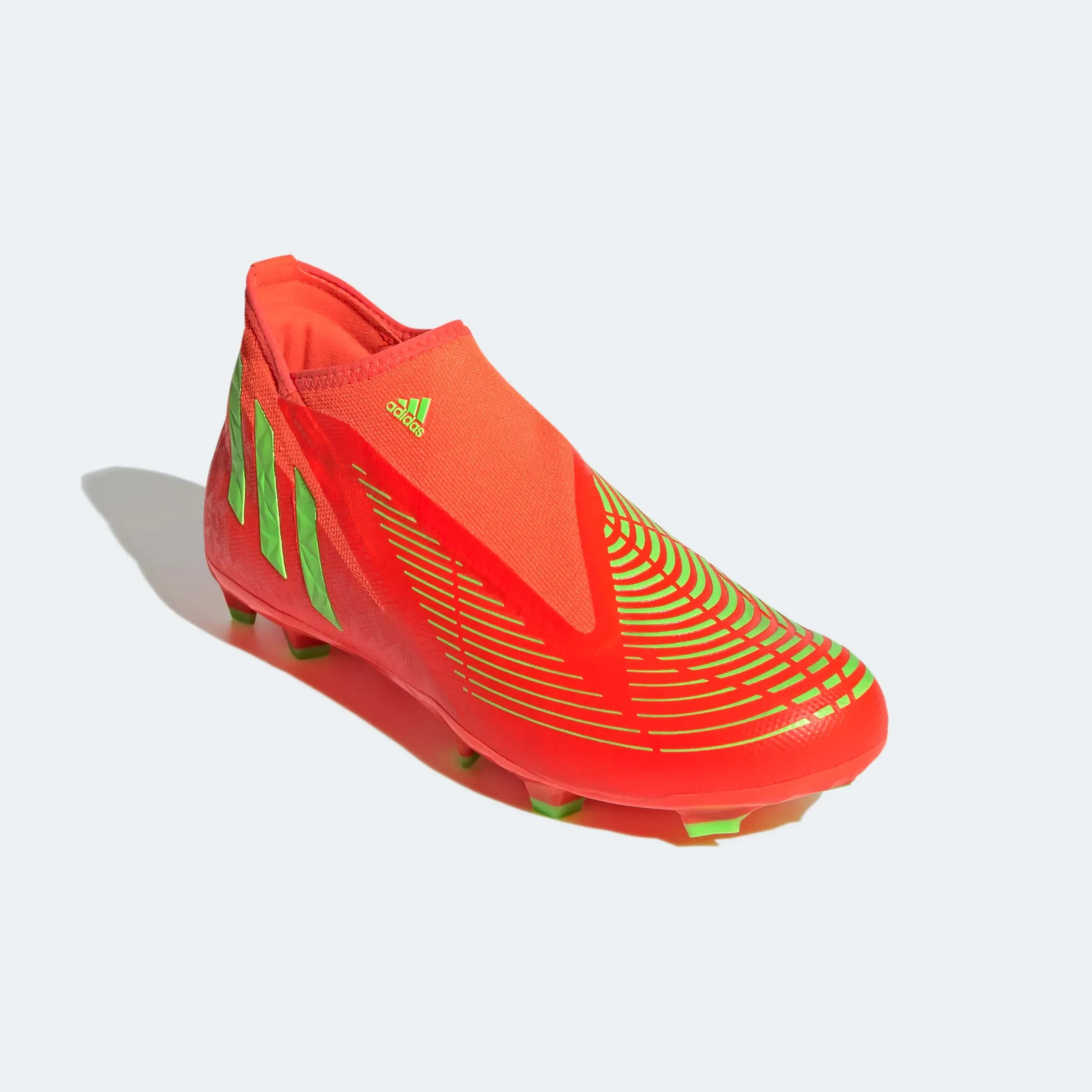 adidas Predator Edge .3 Laceless FG - Solar Red-Solar Green