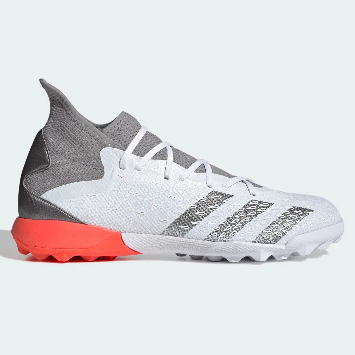 Adidas Predator Freak .3 TF - White-Iron Metallic