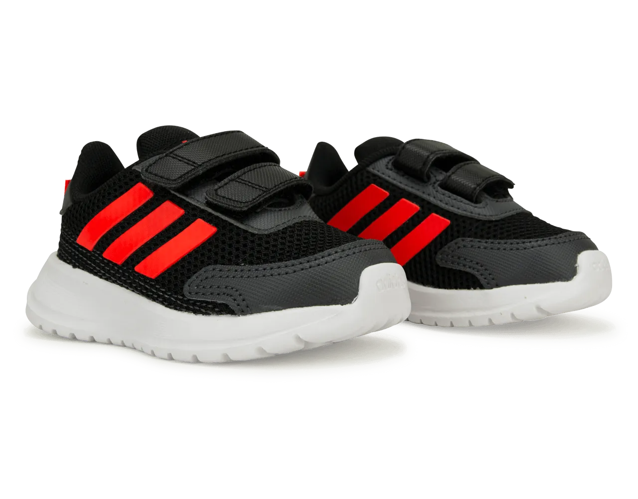 adidas Toddlers Tesnor Run I Shoes Black/White/Red