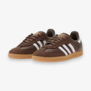 Adidas Womens Samba OG W Brown / Putty Grey / Gold Metallic IE6522