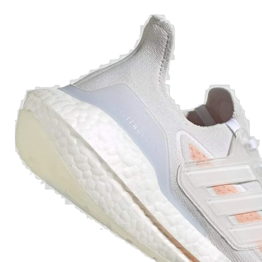 Adidas Women's Ultraboost 21 Shoes - Crystal White / Glow Pink