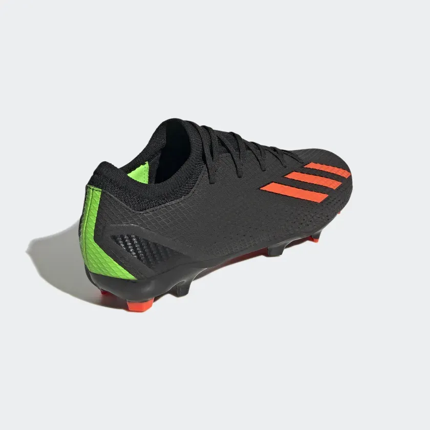 ADIDAS X SPEEDPORTAL.3 FG CLEATS-Core Black / Solar Red / Team Solar Green