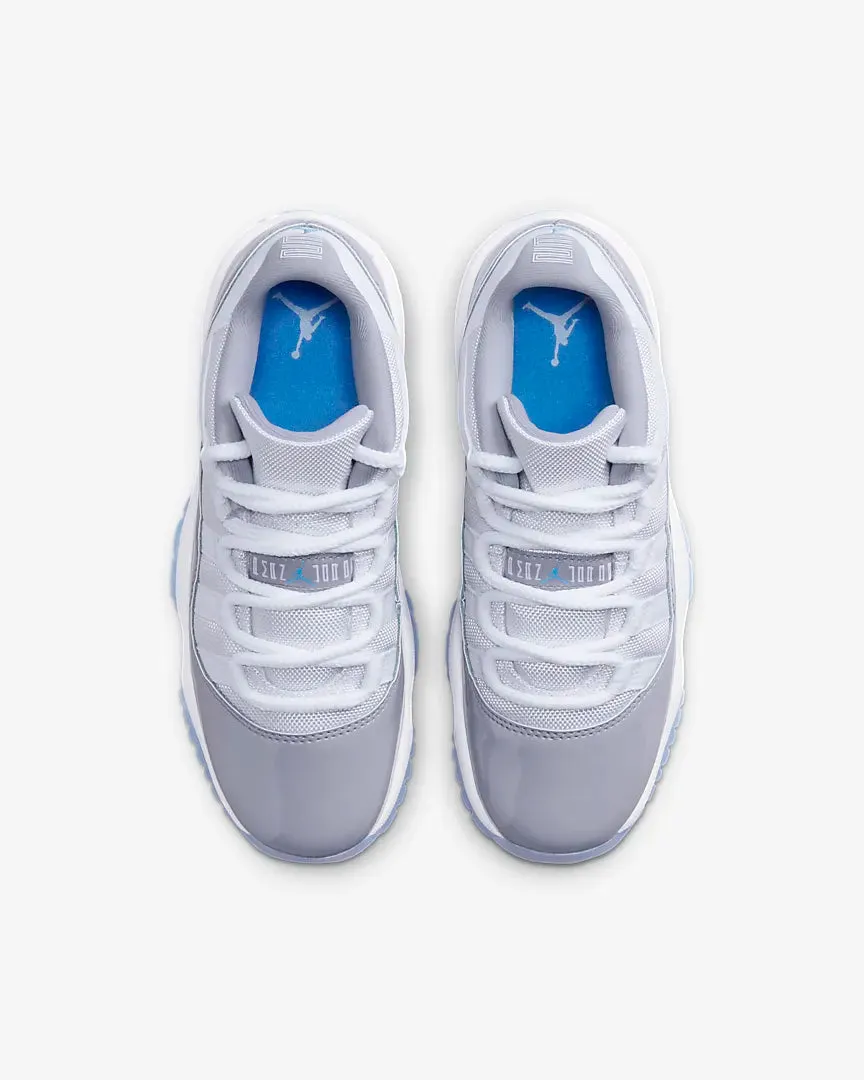 Air Jordan 11 Retro Low GS White University Blue 528896-140