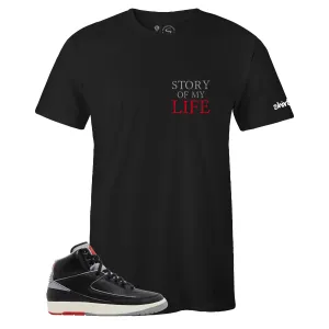 Air Jordan 8 Retro Playoffs Inspired Crew Neck Legacy T-shirt