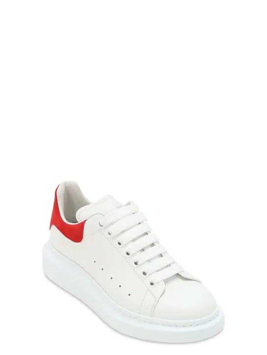 Alexander McQueen   45mm Oversize leather sneakers 