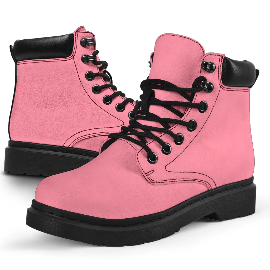 All-Season Boots_Pink_Micro-Suede