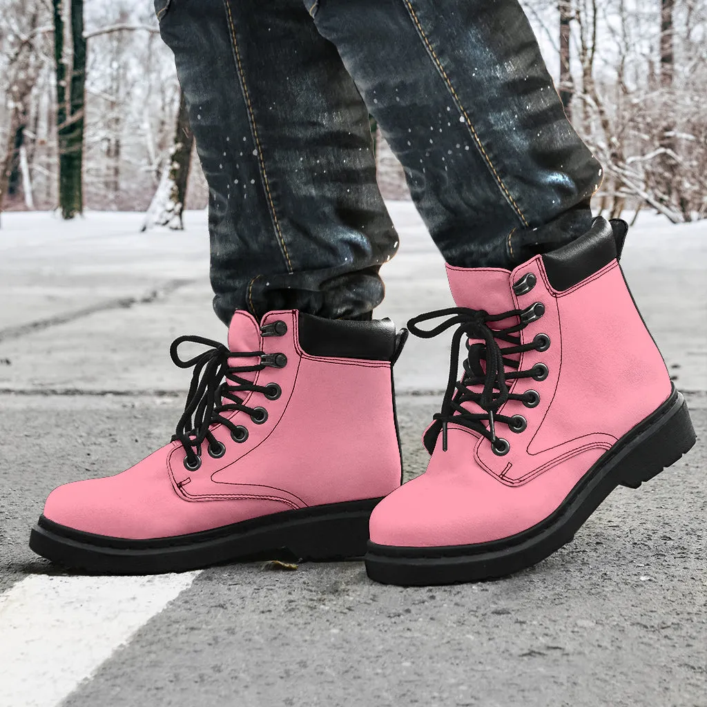 All-Season Boots_Pink_Micro-Suede