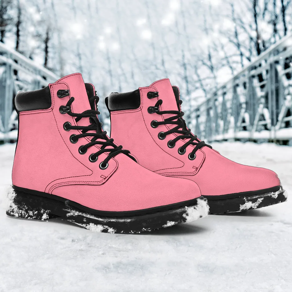 All-Season Boots_Pink_Micro-Suede