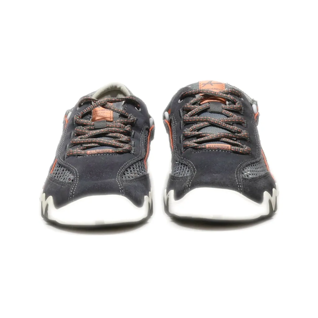 Allrounder Lace Ups Suede Grey Colour For Women