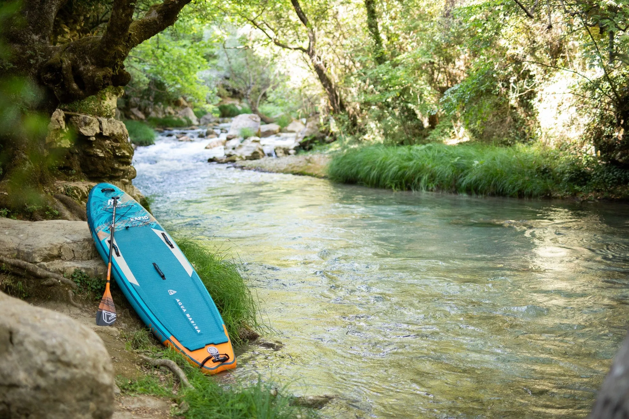 Aqua Marina 9‘6″ RAPID 2022 White Water Inflatable Paddle Board SUP