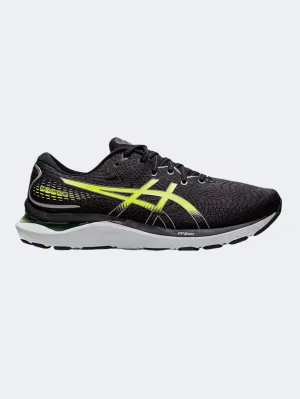 Asics Gel-Cumulus 24 Men Running Shoes Black/Yellow