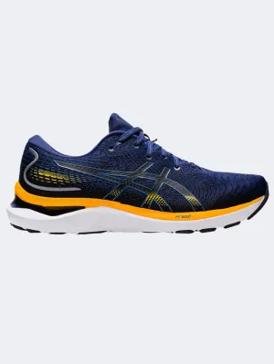 Asics Gel-Cumulus 24 Men Running Shoes Navy/Amber