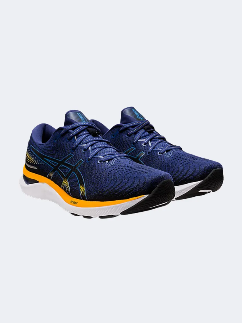 Asics Gel-Cumulus 24 Men Running Shoes Navy/Amber