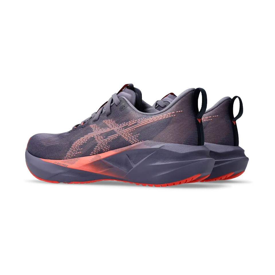 ASICS Women's NOVABLAST 5 Greyish Purple/Coral Reef