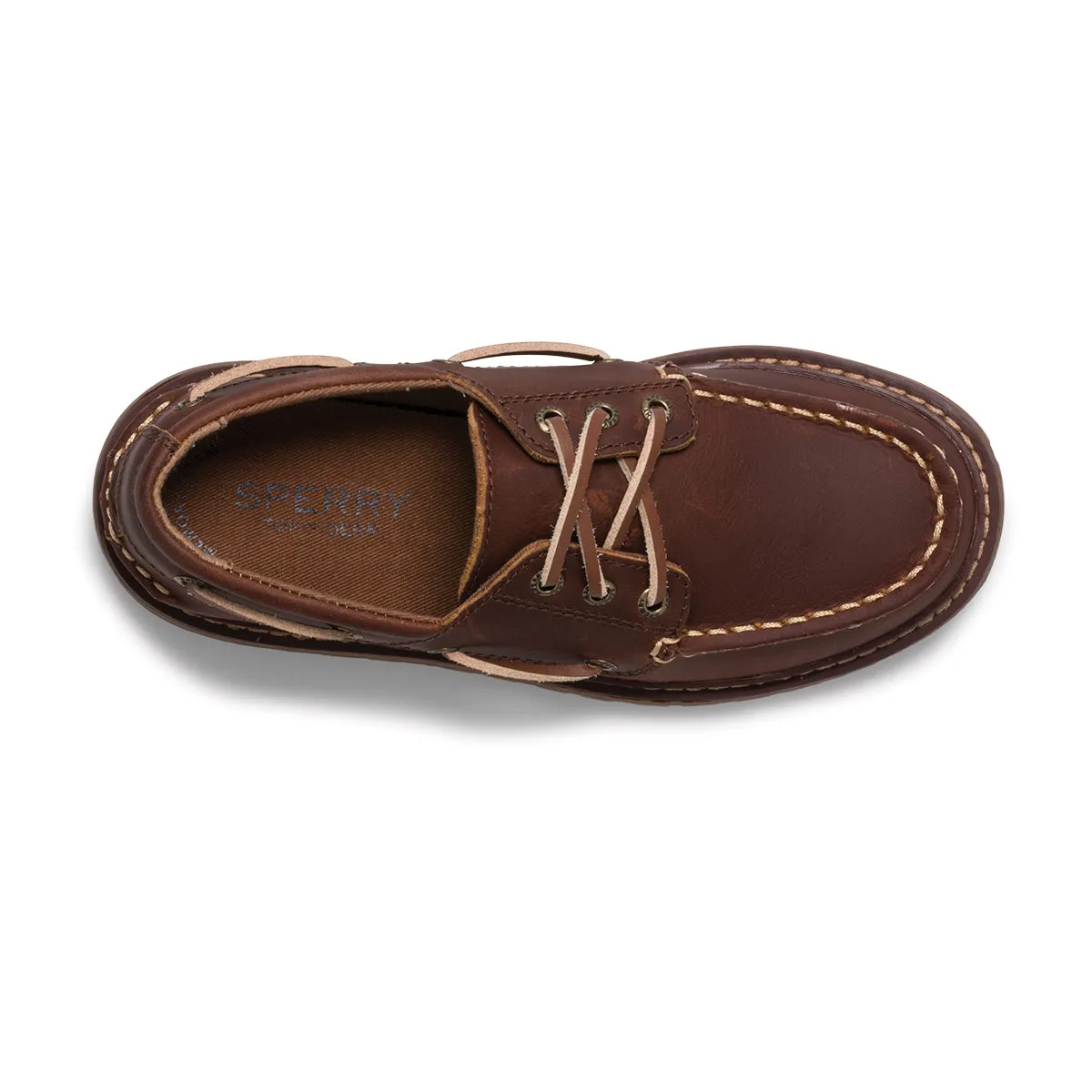 Authentic Original Twisted Lug Boat Shoe - Dark Brown - Boy's