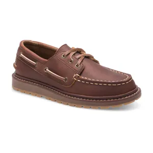 Authentic Original Twisted Lug Boat Shoe - Dark Brown - Boy's