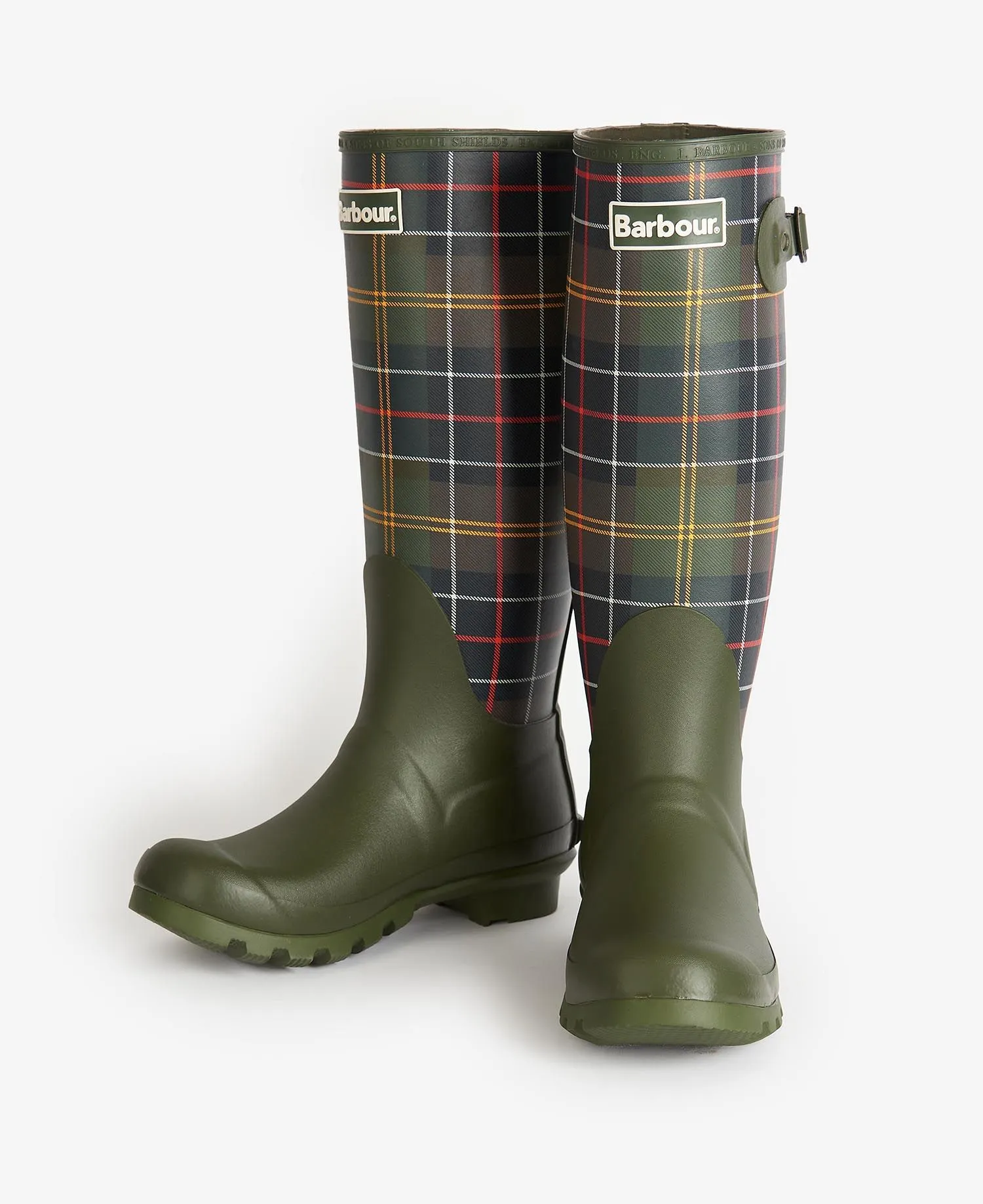 Barbour Women's Tartan Bede Wellingtons Boots Classic Tartan LRF0093 TN11