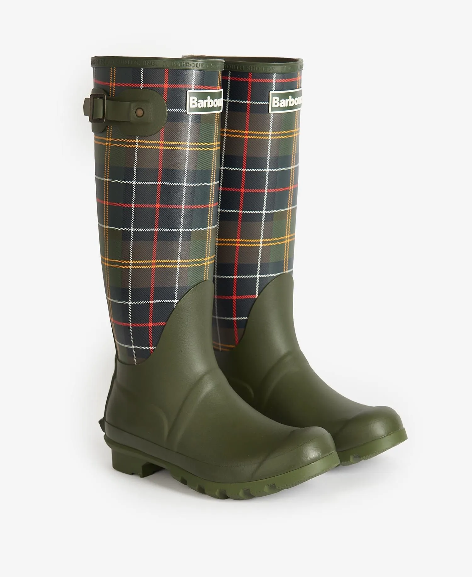 Barbour Women's Tartan Bede Wellingtons Boots Classic Tartan LRF0093 TN11