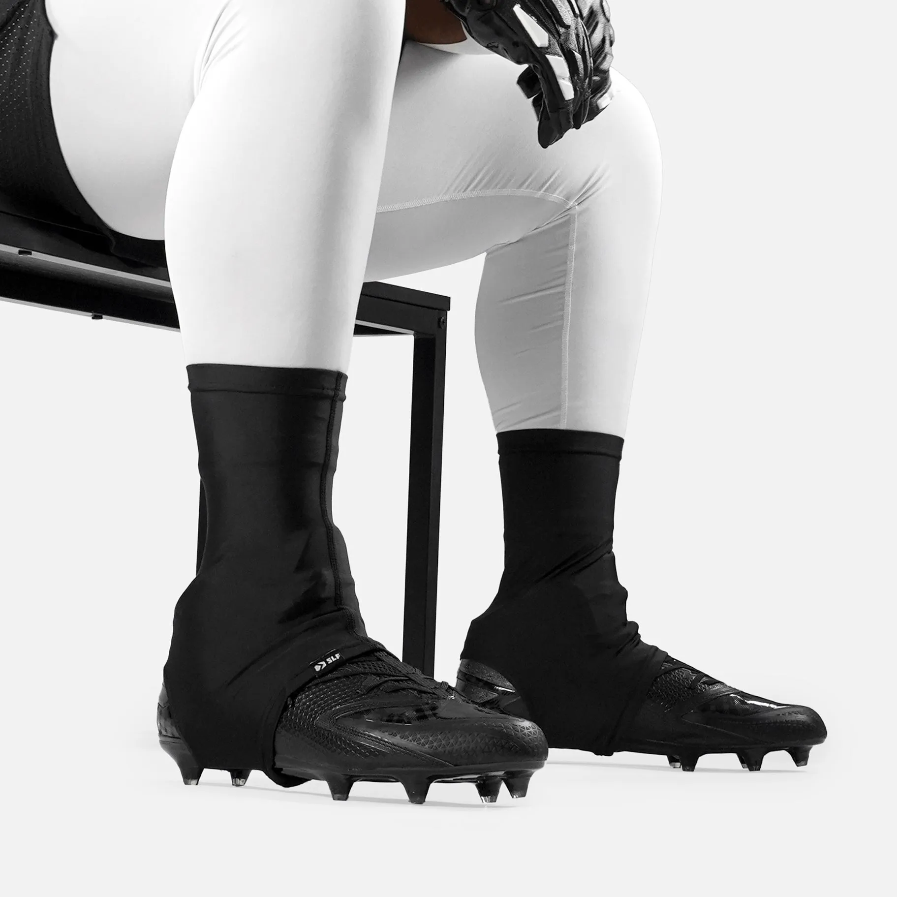 Basic Black Spats / Cleat Covers - Big