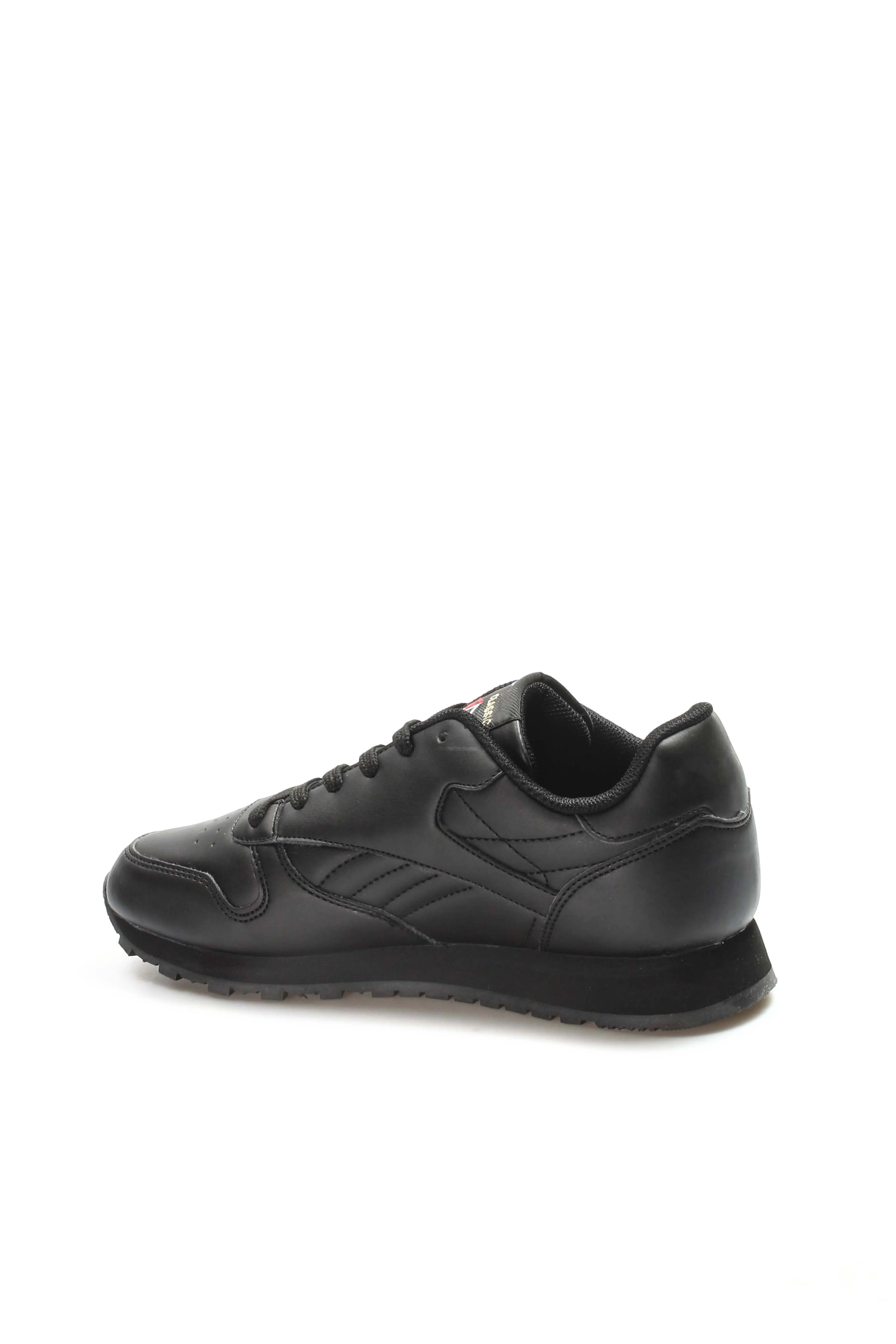 Black Leather Casual Sneakers-Wessi