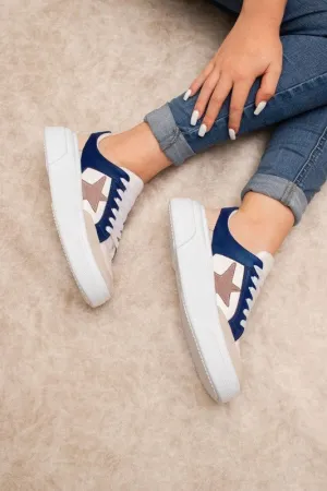 Blue Fashion Sneakers