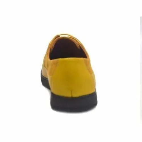 British Walkers Westminster Bally Style Men's Yellow Leather and Suede Low Top Sneakers