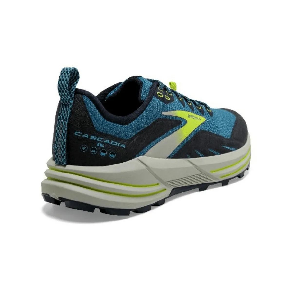 Brooks Cascadia 16 Shoes Blue Yellow White AW21