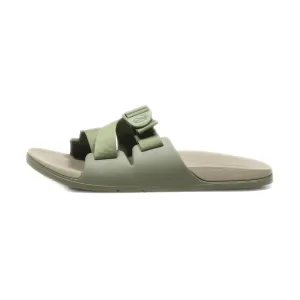 Chaco Sliders Fabric Green Colour For Women