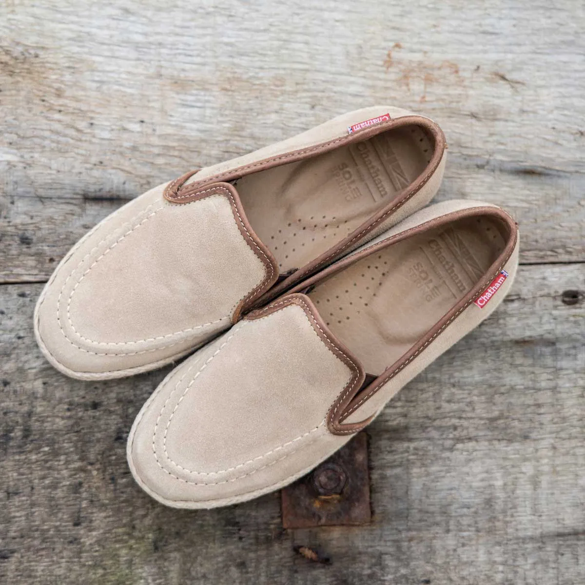 Chatham Dove Espadrill Slip On Shoe