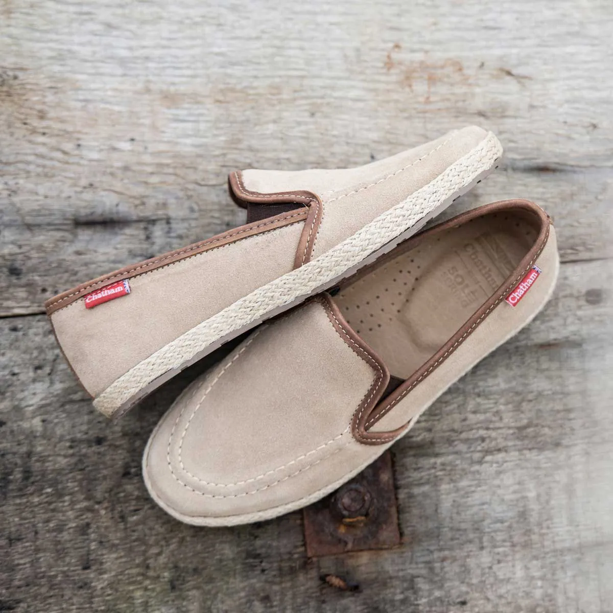 Chatham Dove Espadrill Slip On Shoe