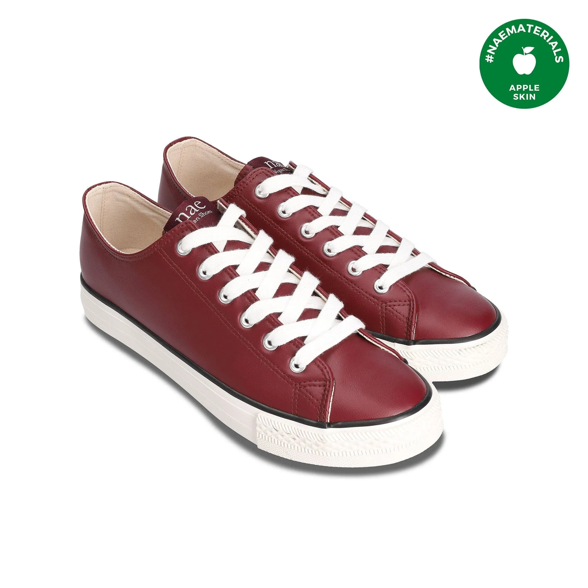 Clove Unisex Vegan Apple Leather Sneakers | Red