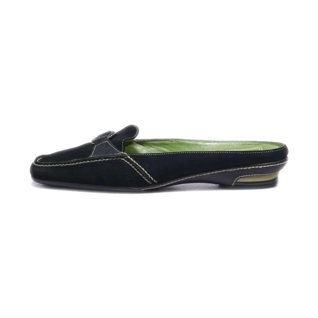 Cole Haan Mules Suede Black Colour For Women