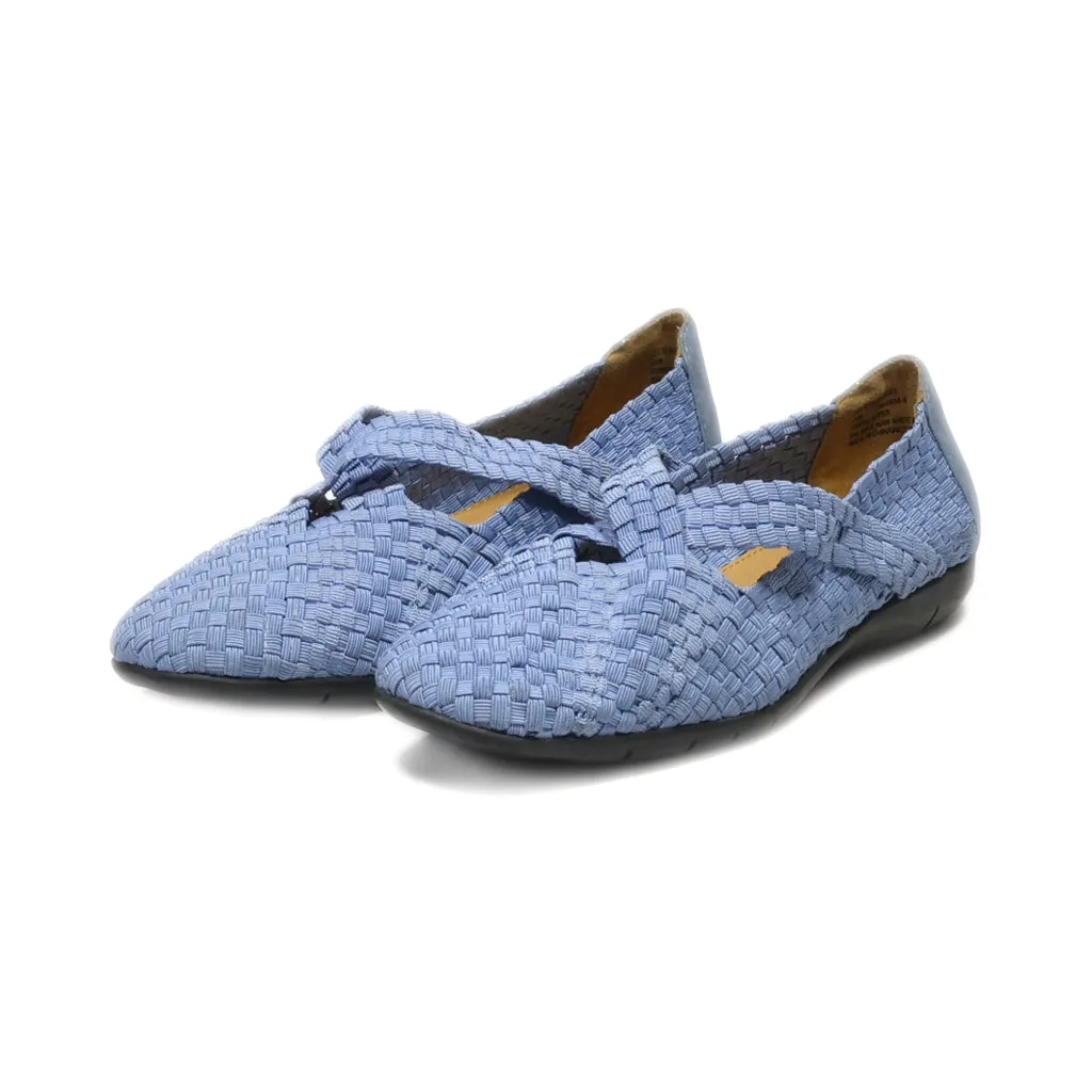 Comfortview Ballerinas Leather Blue Colour For Women