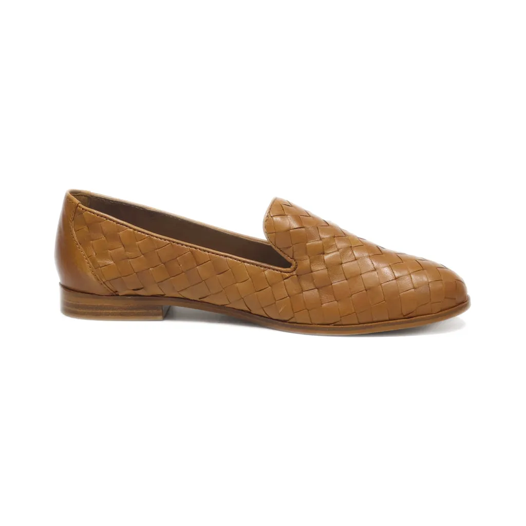 Cox Slip Ons Leather Brown Colour For Women