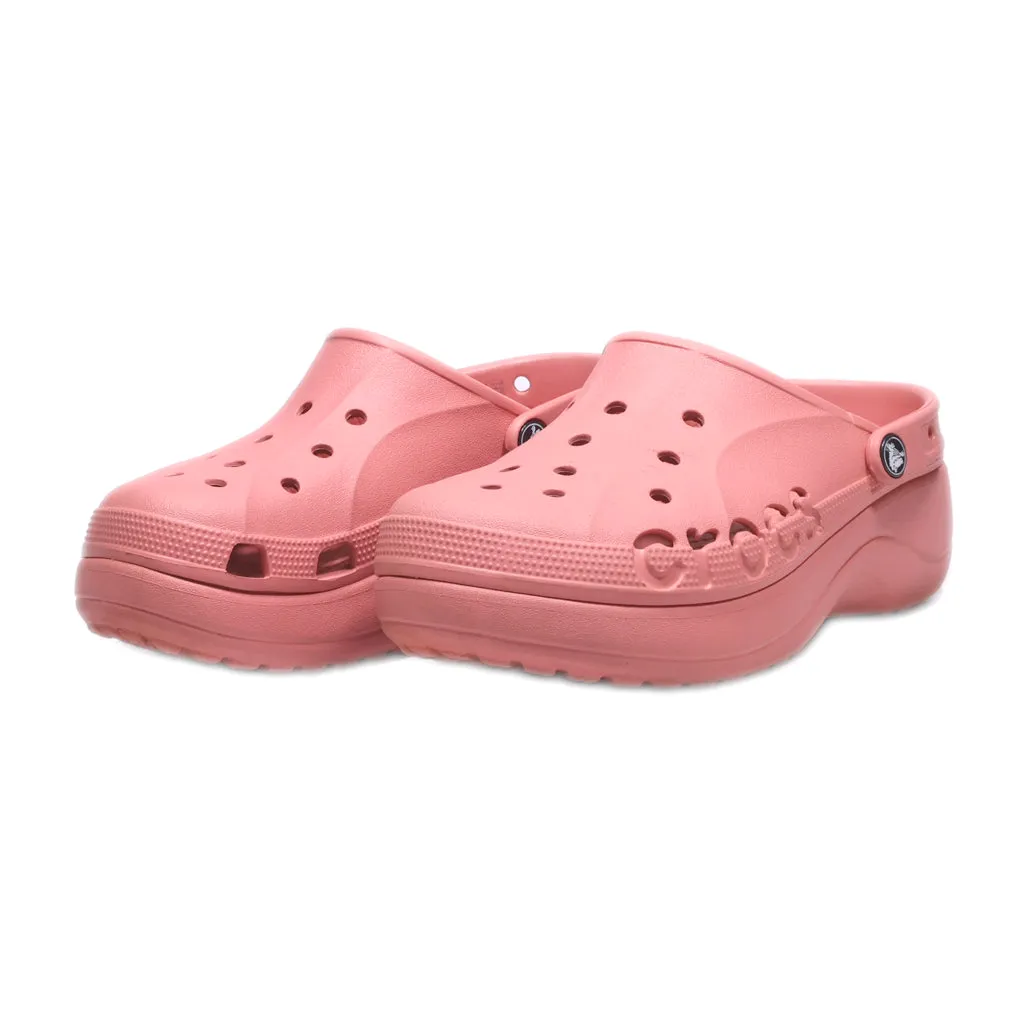 Crocs Baya Platform Clogs Eva Pink Colour For Women